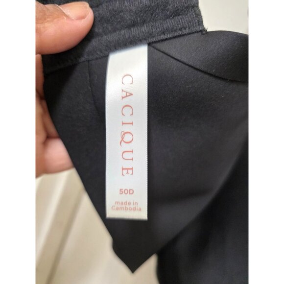 NWT Cacique Black Smooth Lightly Lined Full Coverage Bra 50D - Picture 4 of 5